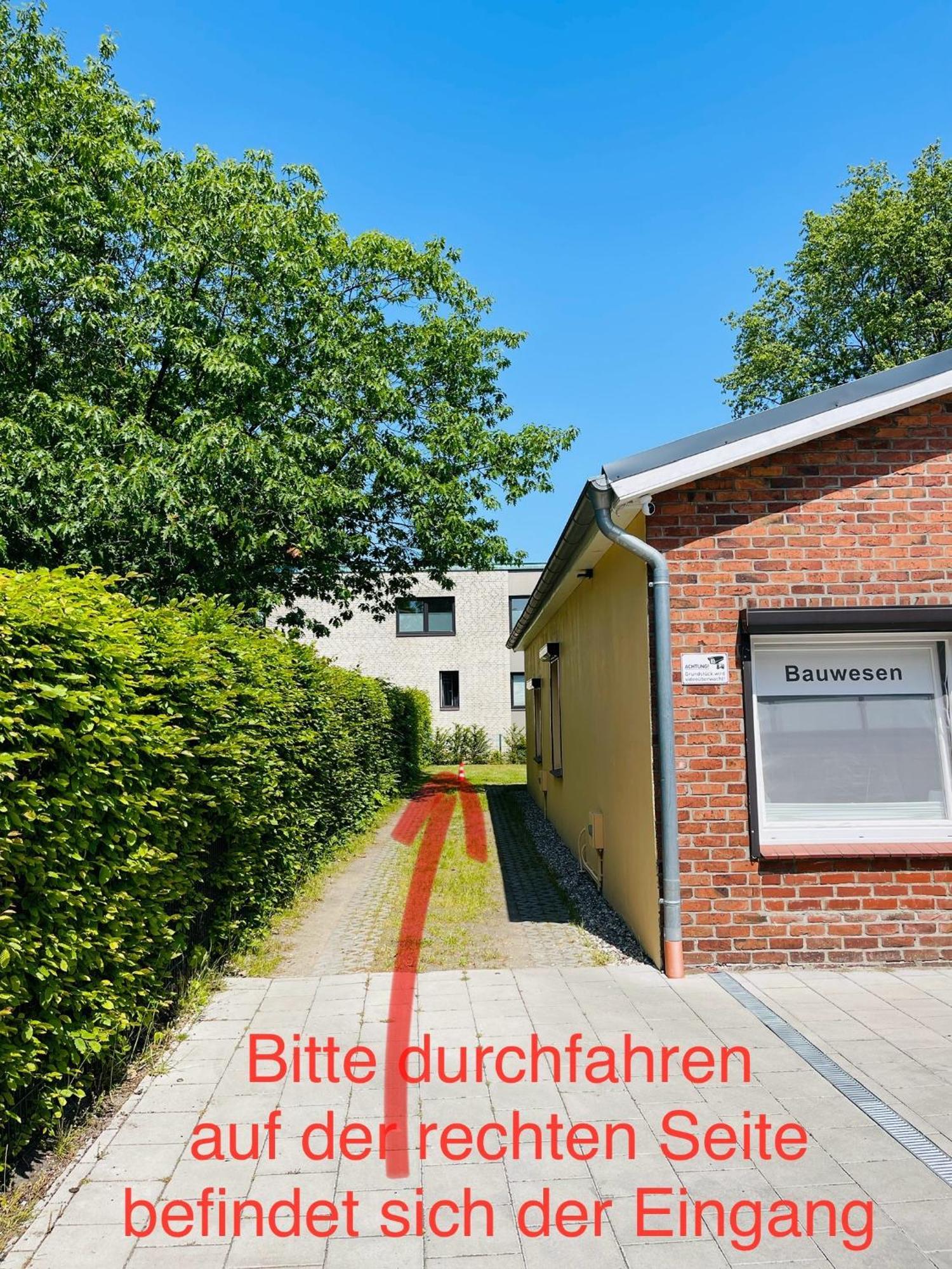 Bungalow-Wohnung Nahe Flughafen Hamburg Norderstedt Dış mekan fotoğraf