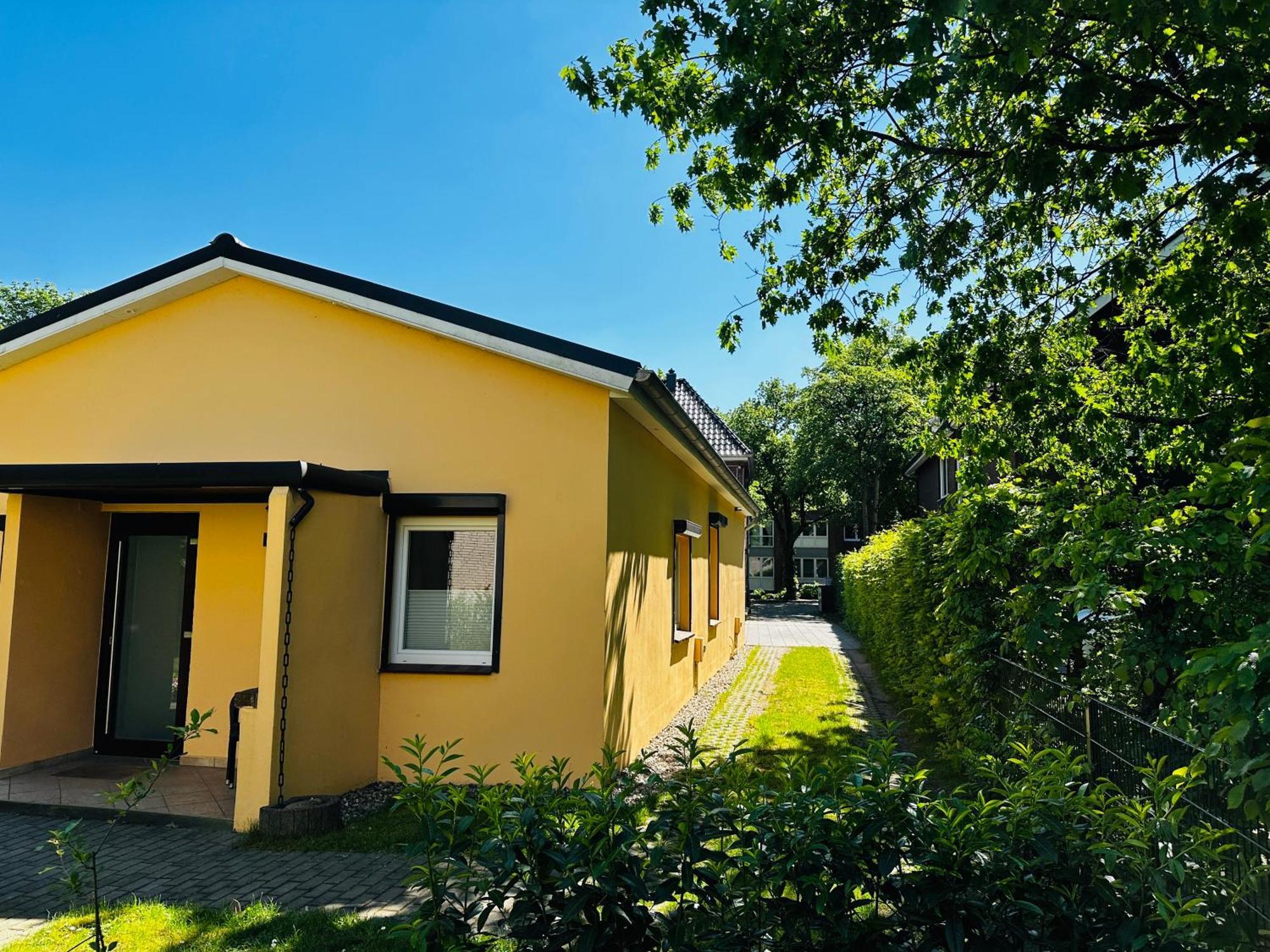 Bungalow-Wohnung Nahe Flughafen Hamburg Norderstedt Dış mekan fotoğraf